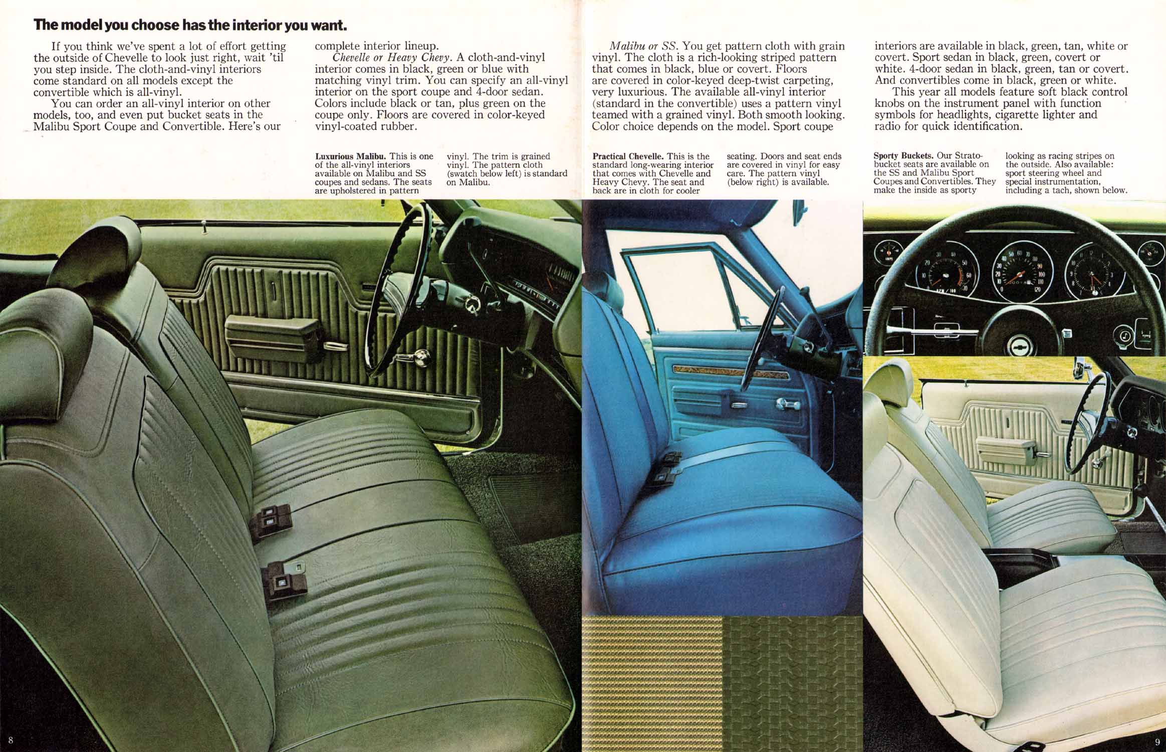 1972 Chev Chevelle Brochure Page 2